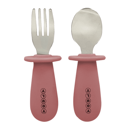 Kinderbestek Vintage Roze - Veilig en Duurzaam - Youly