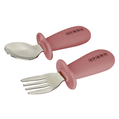 Kinderbestek Vintage Roze - Veilig en Duurzaam - Youly