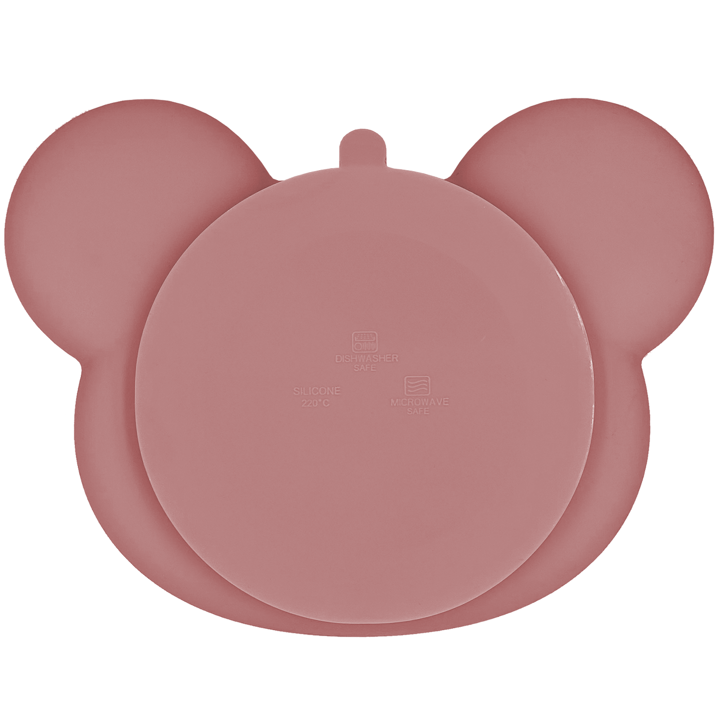 Kinderbord Met Zuignap - Kinderbord Beer - Vintage Roze - Youly