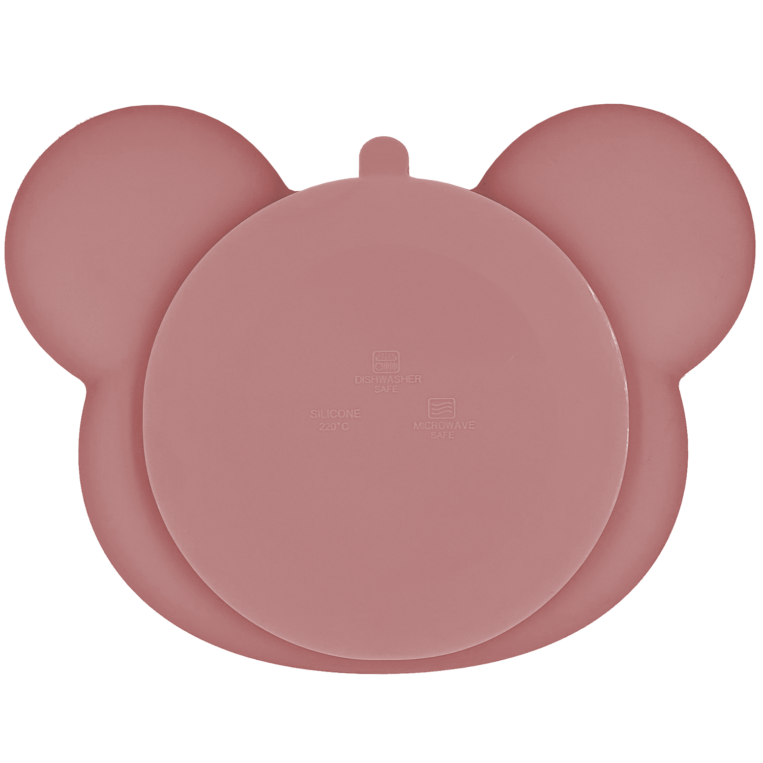 Kinderbord Met Zuignap - Kinderbord Beer - Vintage Roze - Youly