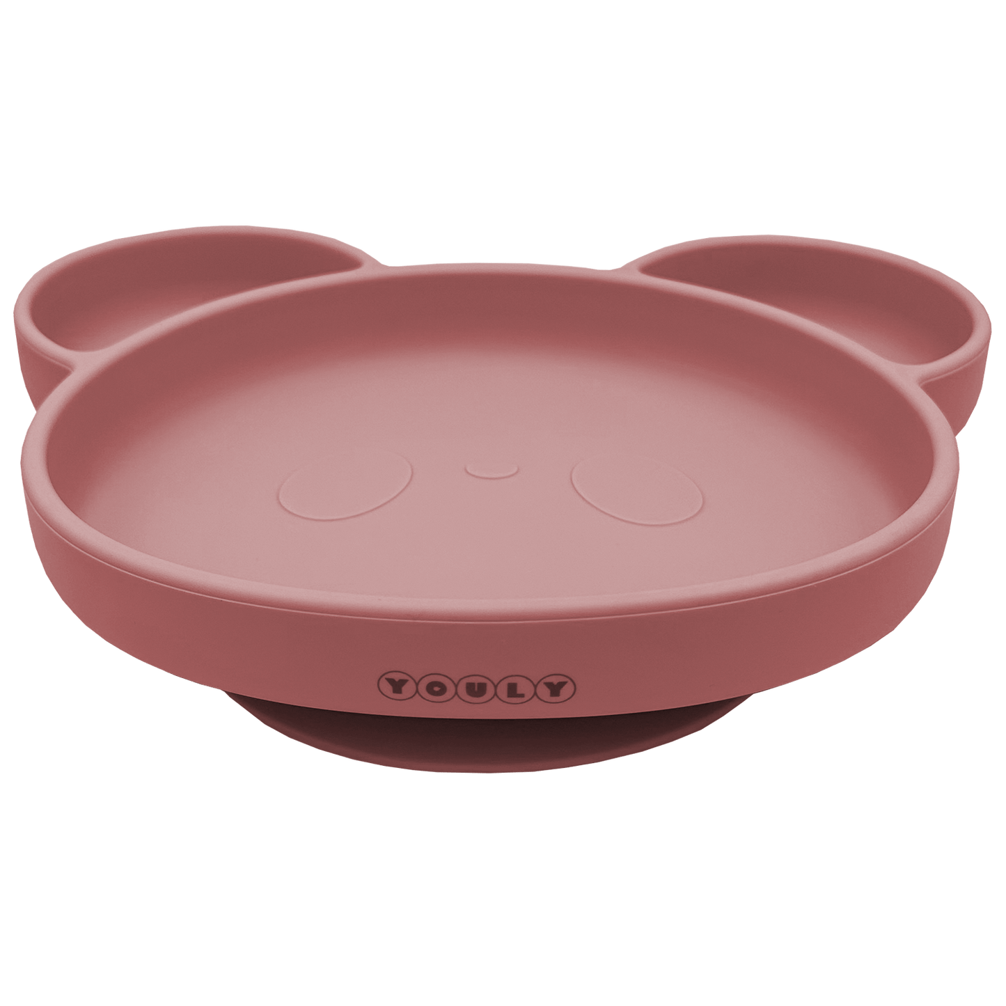 Kinderbord Met Zuignap - Kinderbord Beer - Vintage Roze - Youly