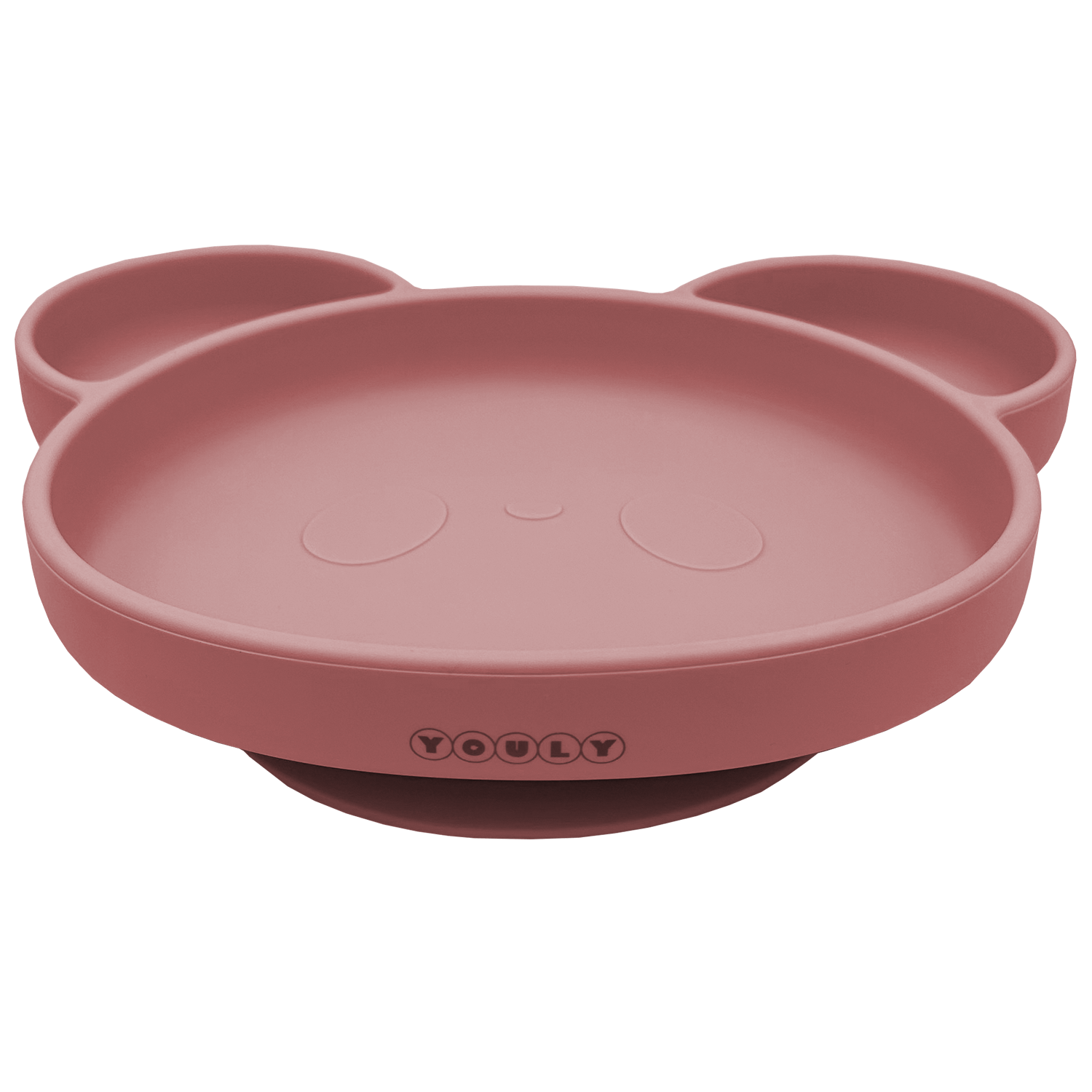 Kinderbord Met Zuignap - Kinderbord Beer - Vintage Roze - Youly
