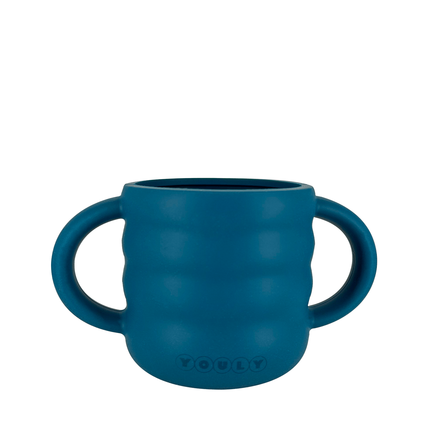 Rietjesbeker Siliconen - Rietjesbeker Bubble Marine Blauw - Youly