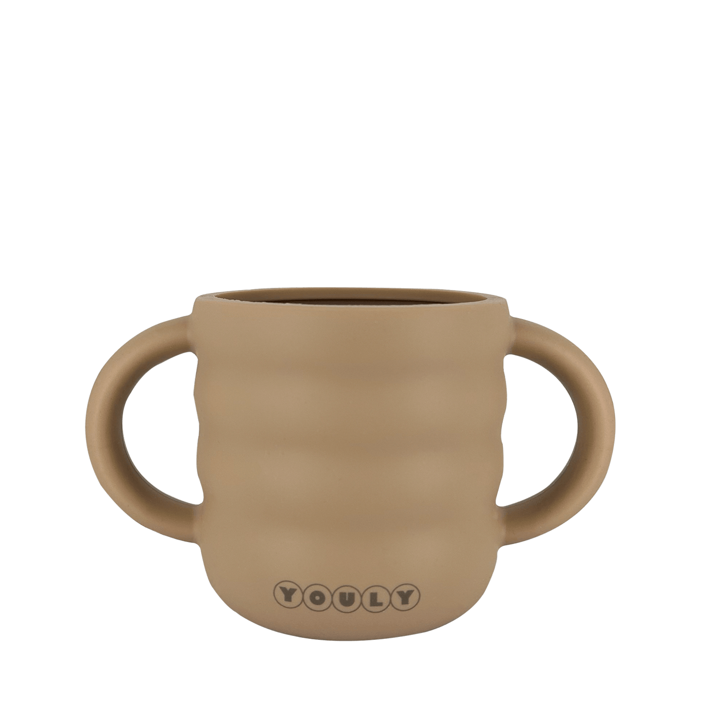 Rietjesbeker Siliconen Kind - Rietjesbeker Bubble Urban Taupe - Youly