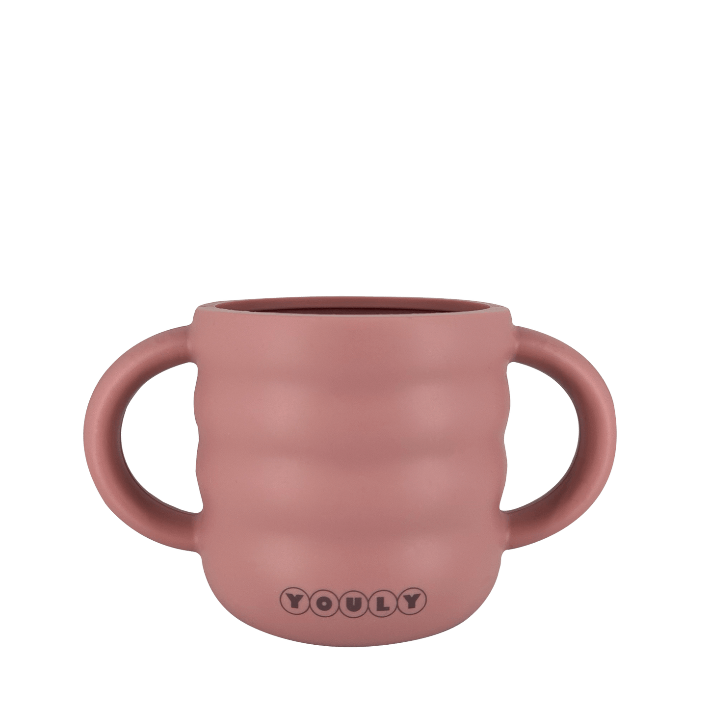 Rietjesbeker Baby Siliconen - Rietjesbeker Bubble Vintage Roze - Youly