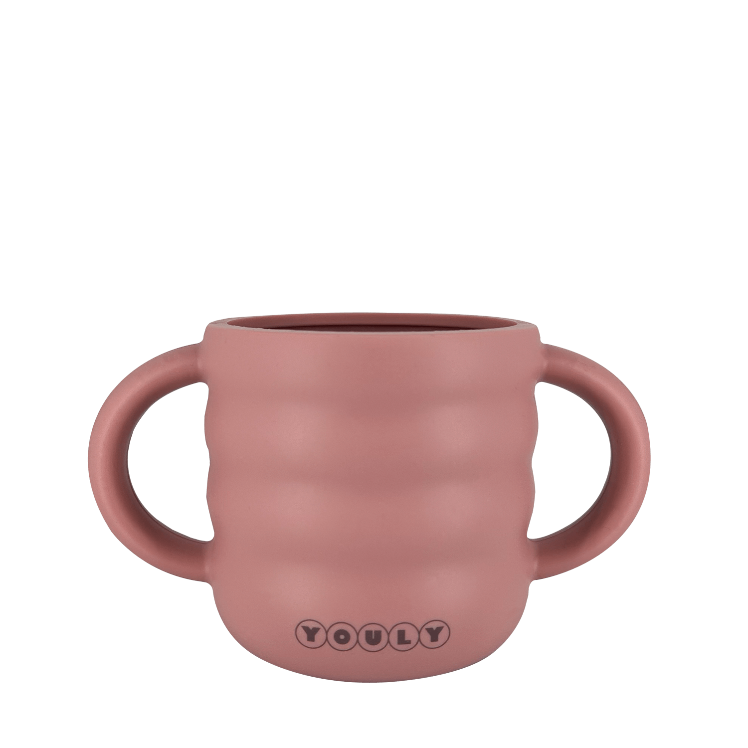 Rietjesbeker Baby Siliconen - Rietjesbeker Bubble Vintage Roze - Youly