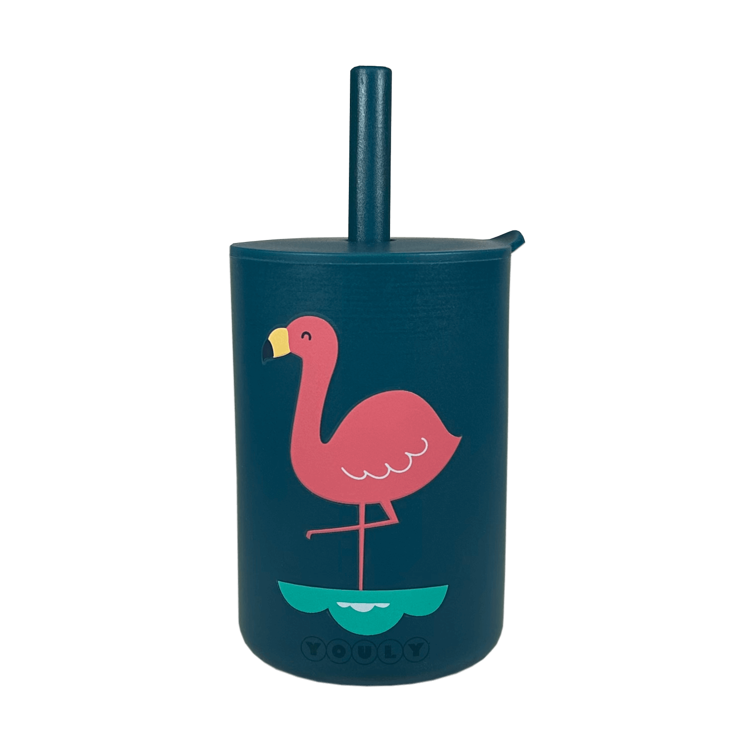 Rietjesbeker Flamingo - Veilig & Milieuvriendelijk - Youly