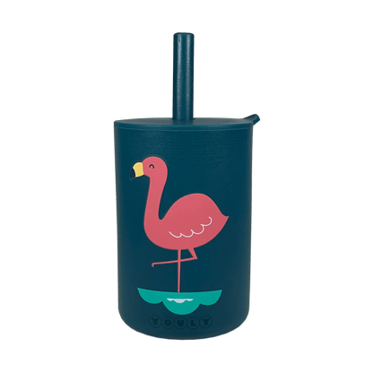 Rietjesbeker Flamingo - Veilig & Milieuvriendelijk - Youly