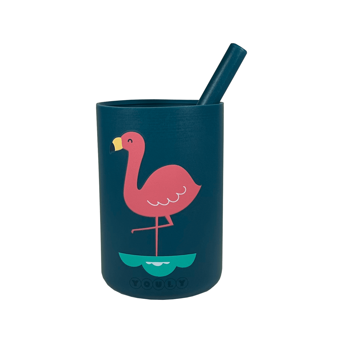 Rietjesbeker Flamingo - Veilig & Milieuvriendelijk - Youly