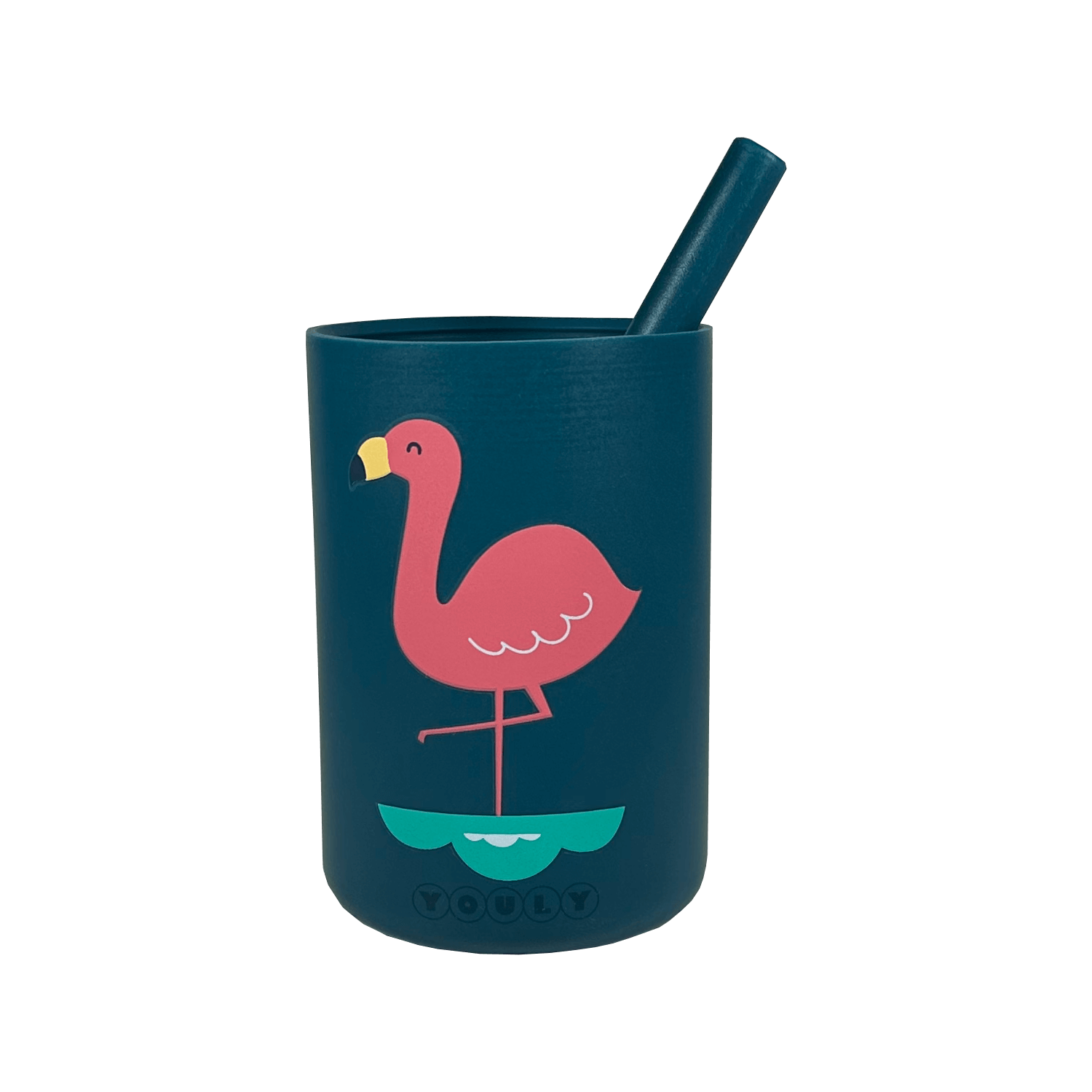 Rietjesbeker Flamingo - Veilig & Milieuvriendelijk - Youly