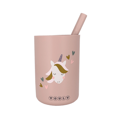 Rietjesbeker Unicorn - Veilig en Milieuvriendelijk - Youly