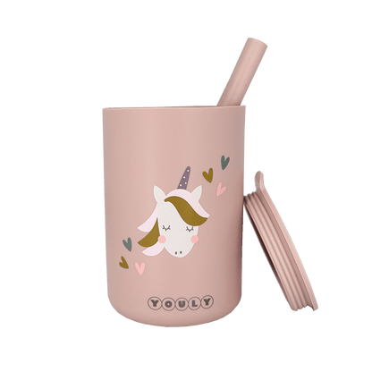 Rietjesbeker Unicorn - Veilig en Milieuvriendelijk - Youly