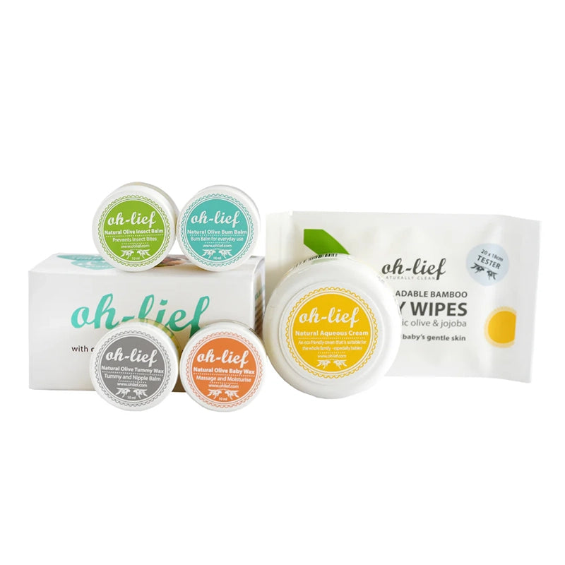 Oh-Lief Starters Box - Natuurlijke Baby Verzorgingsproducten - Youly