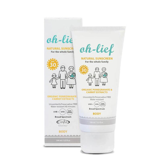 Natuurlijke Zonnebrandcrème - Oh-Lief Zonnebrand SPF 30 100 ml - Youly