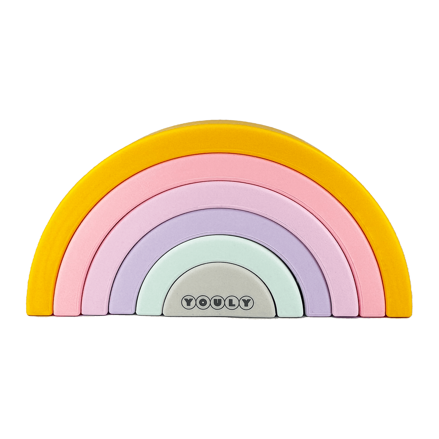 Montessori Regenboog Pastel - Veilig Speelgoed voor Kinderen - Youly