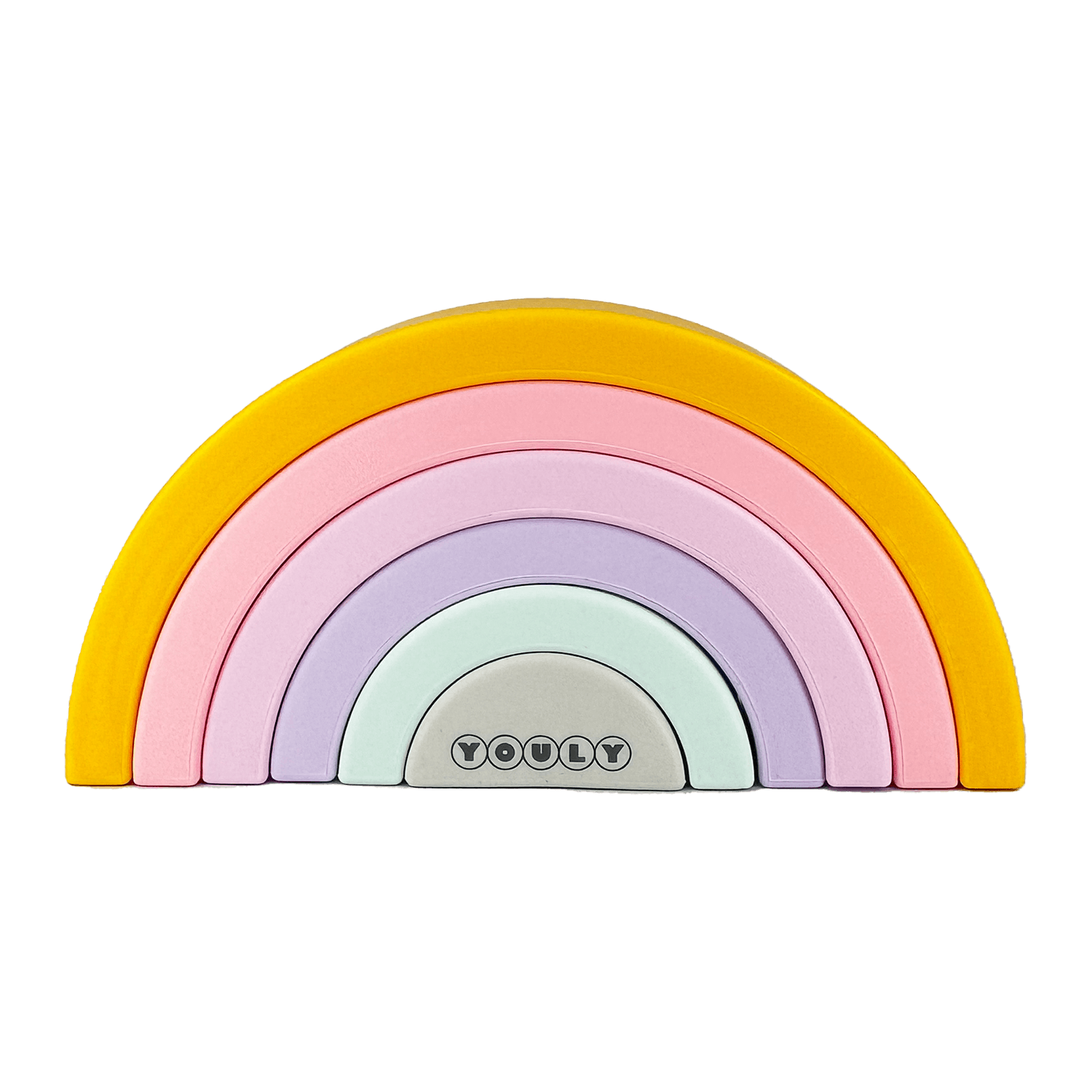 Montessori Regenboog Pastel - Veilig Speelgoed voor Kinderen - Youly