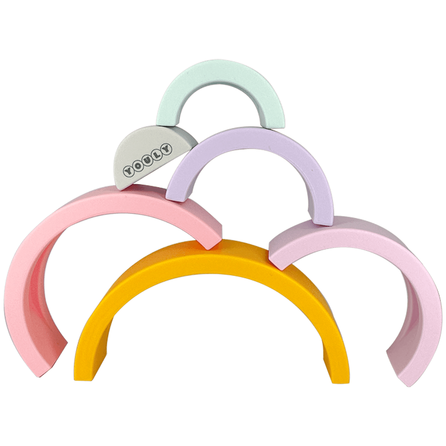 Montessori Regenboog Pastel - Veilig Speelgoed voor Kinderen - Youly