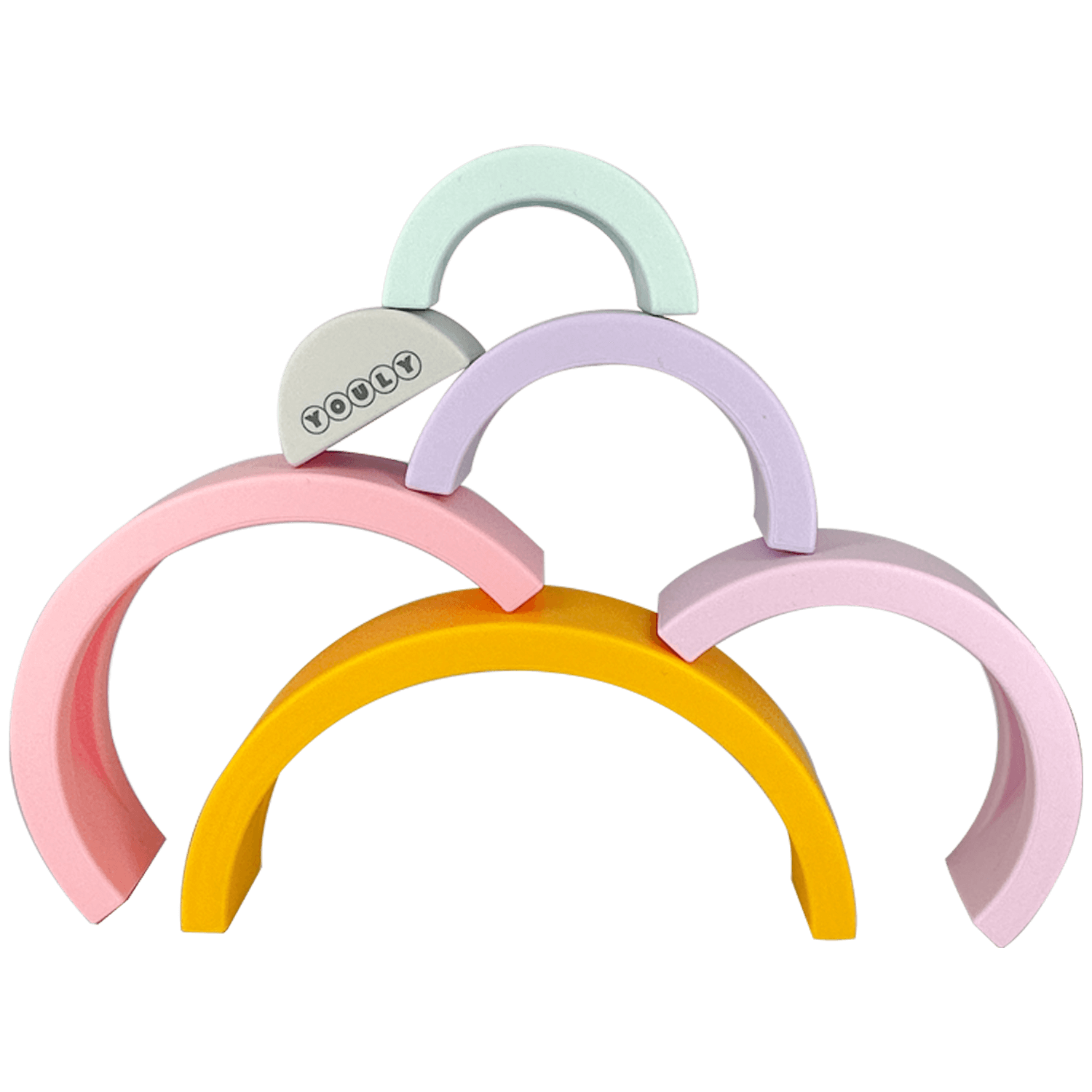 Montessori Regenboog Pastel - Veilig Speelgoed voor Kinderen - Youly