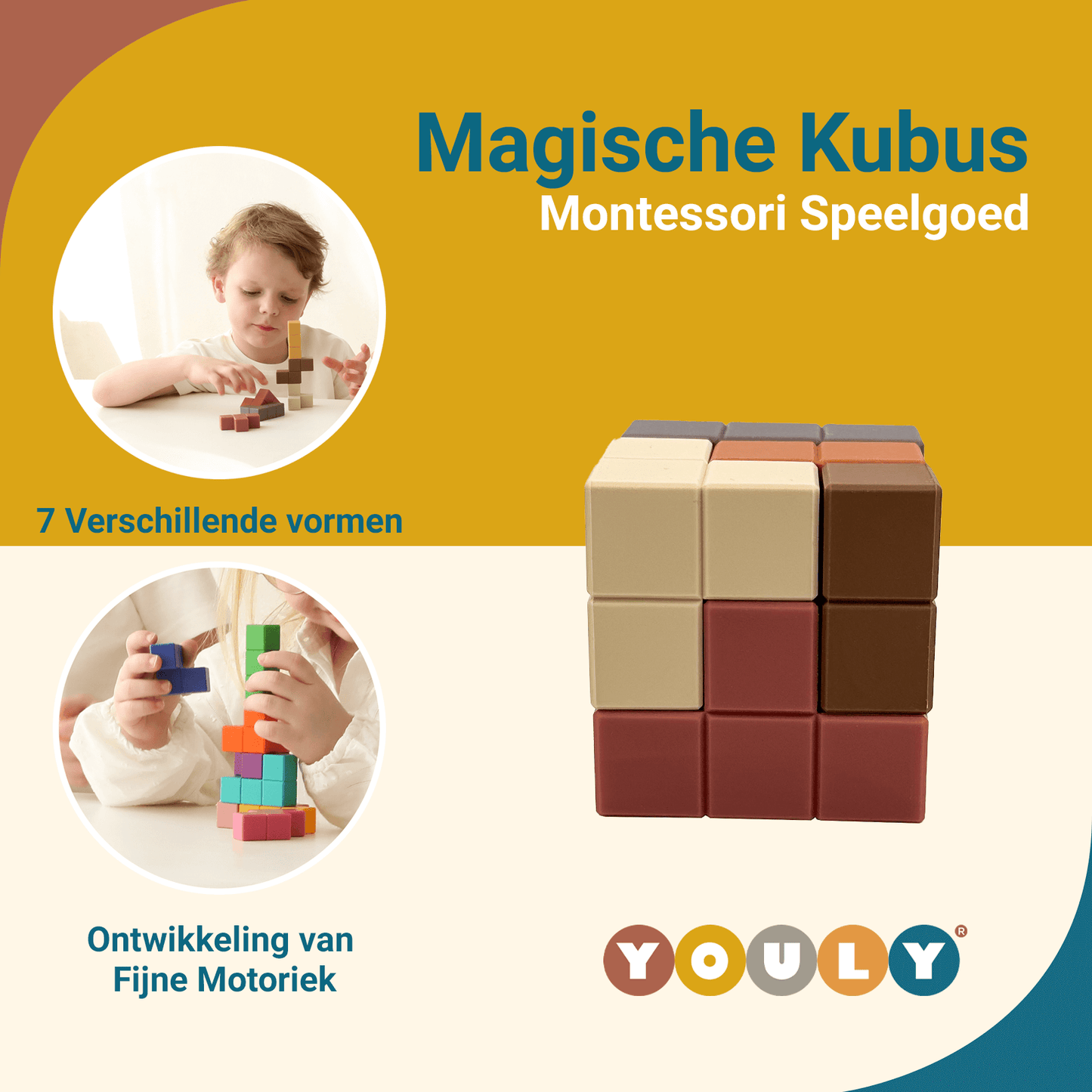Magische Montessori Kubus - Montessori Kubus Speelgoed - Youly
