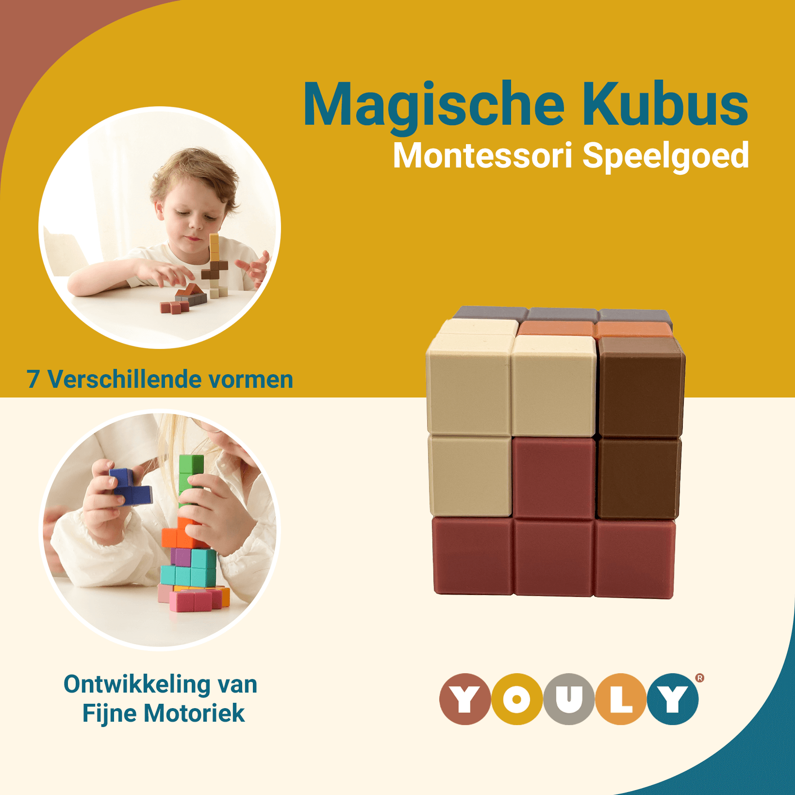 Magische Montessori Kubus - Montessori Kubus Speelgoed - Youly