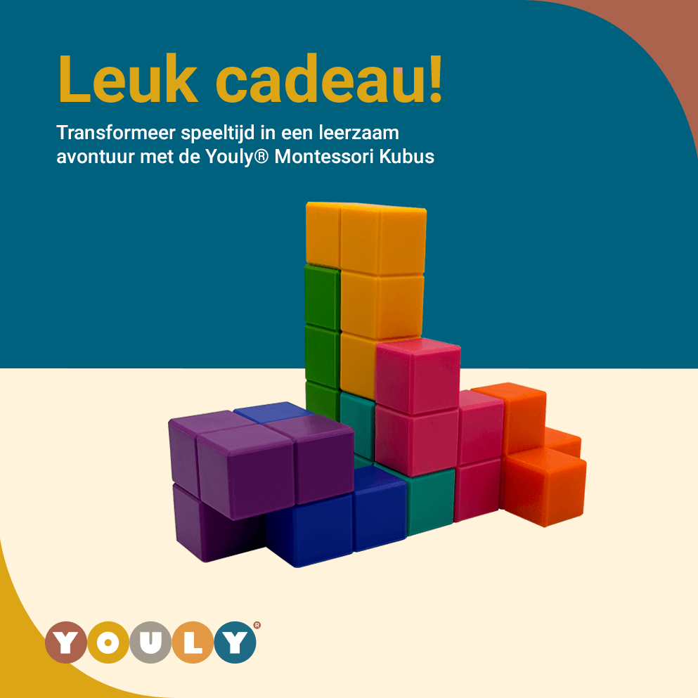 Montessori Kubus Speelgoed - Montessori Kubus Multi - Youly