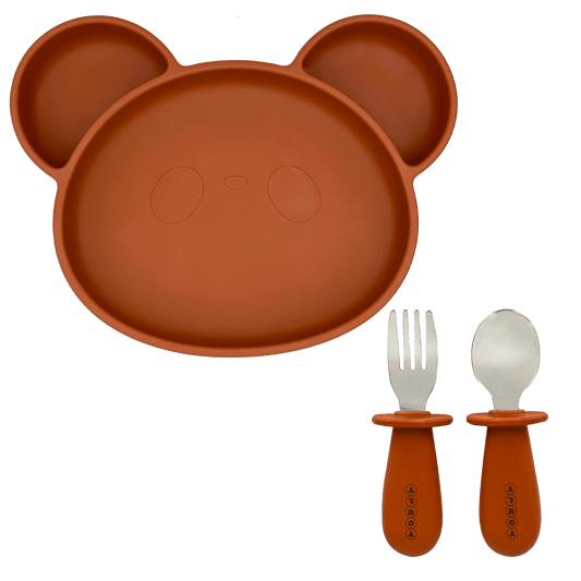 Kinderbord Met Zuignap - Siliconen Serviesset - Youly